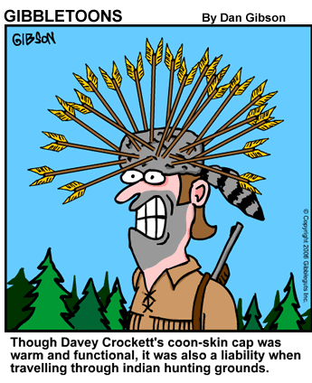 幽默漫画 Davy Crockett