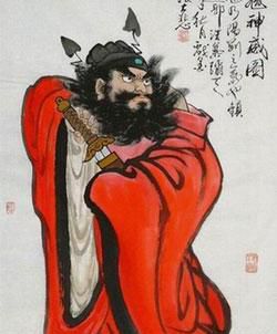 Hanging pictures of Zhong Kui