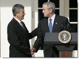 President Bush Announces Resignation of Secretary of Agriculture Mike Johanns