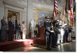 President Bush Presents Congressional Gold Medal to Dr. Norm