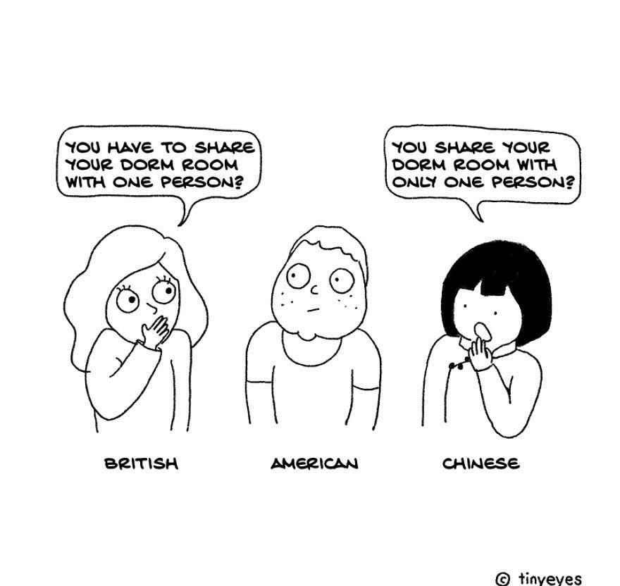 爆笑图集：中国人的生活VS歪果仁的生活
