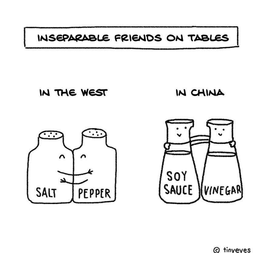 爆笑图集：中国人的生活VS歪果仁的生活