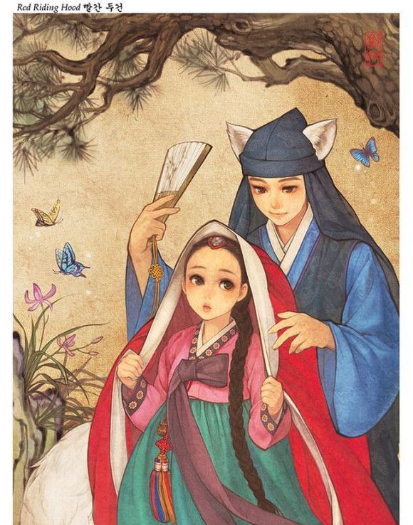 当欧美童话邂逅东方画风:别有一番风情