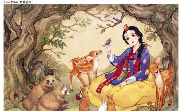 当欧美童话邂逅东方画风:别有一番风情