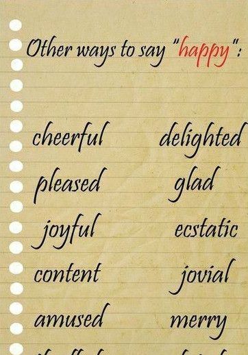 替换词大全Different Ways to Say