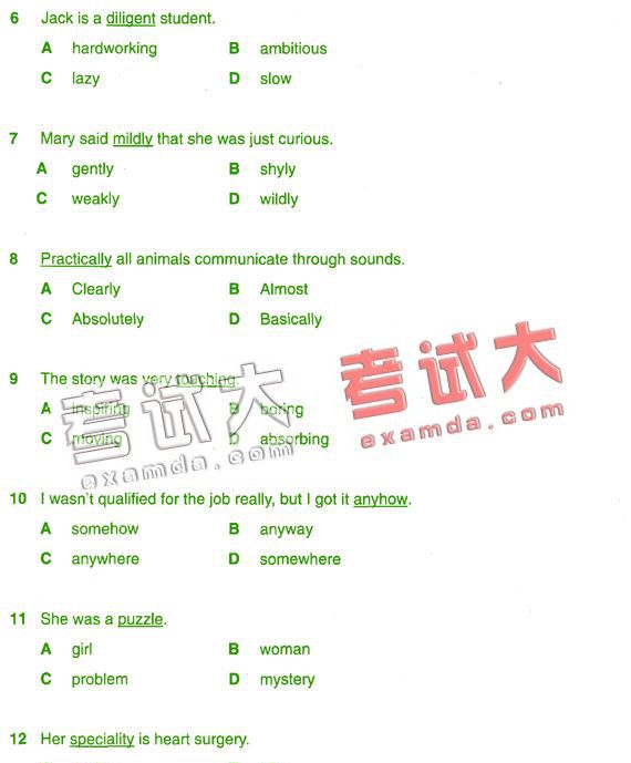 2008职称英语考前每日一练(理工类第56期－B级)