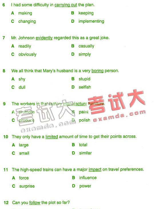 2008职称英语考前每日一练(理工类第61期－C级)