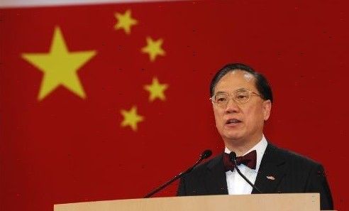 香港特首曾荫权国庆61周年酒会致辞