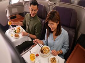 新航A380机舱变餐厅