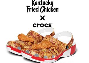 肯德基和Crocs联名出了款"炸鸡洞洞鞋"