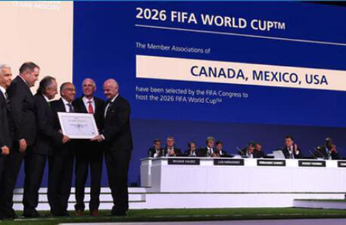 2026年北美三国合办世界杯 特朗普发推特祝贺