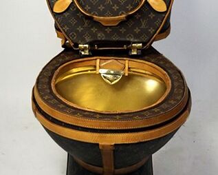 13万的LV皮质马桶！贫穷再次限制了我的想象